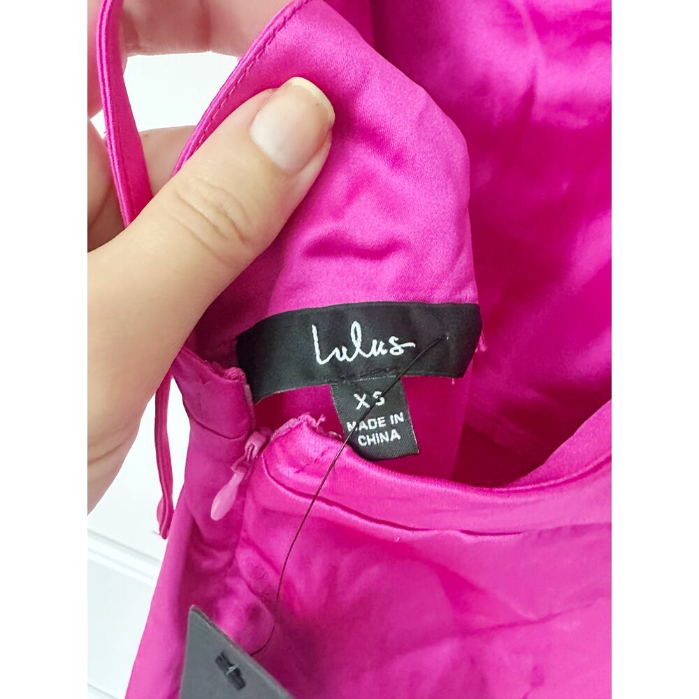 NWT Lulu's hot pink cocktail dress size XS - Picture 13 of 15